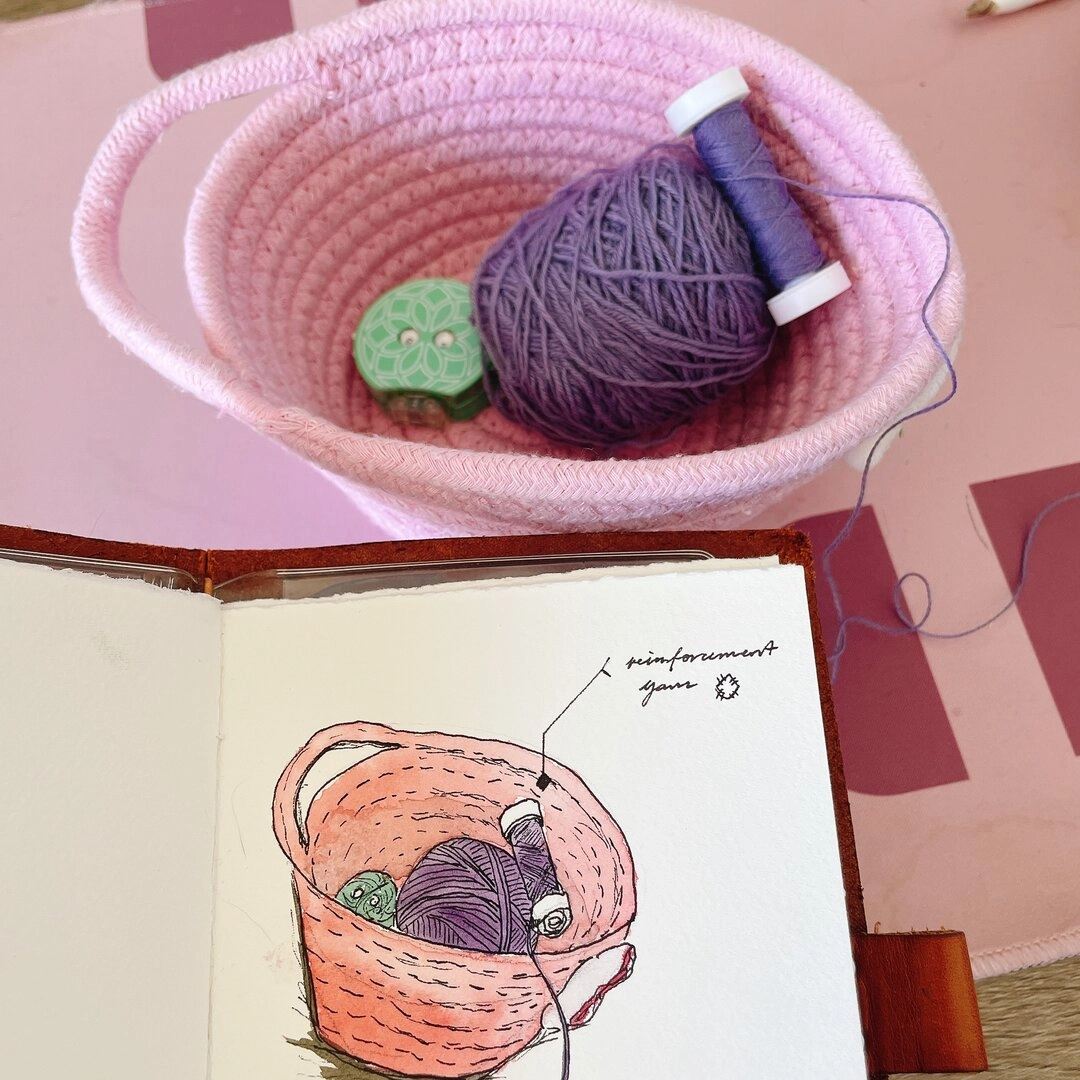 Figure 1: Charade socks when WIP